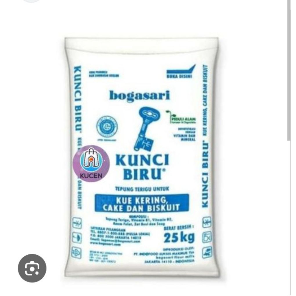 

TEPUNG TERIGU BOGASARI KUNCI BIRU 25 KG
