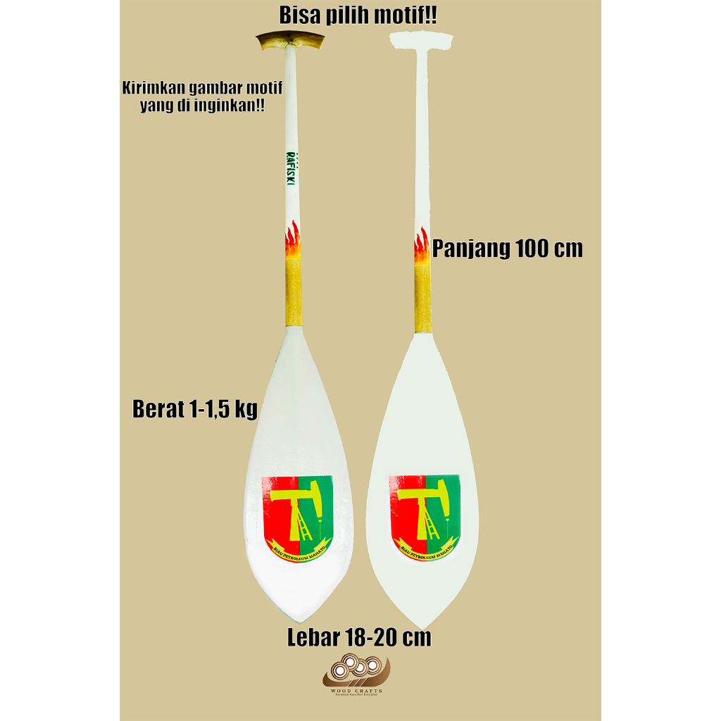 Pengayuh Jalur Asli BUKAN MINIATUR PACU JALUR