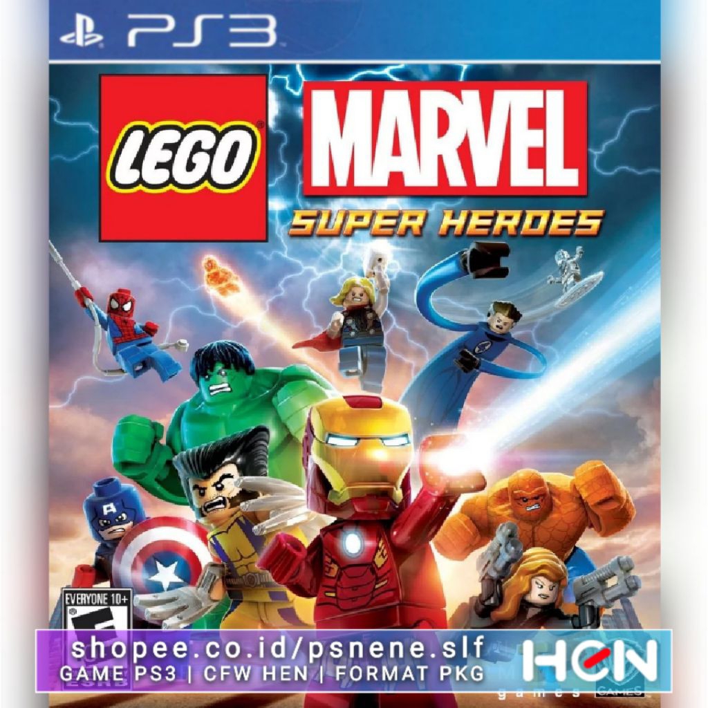GAME PS3 LEGO MARVEL SUPER HEROES +DLC