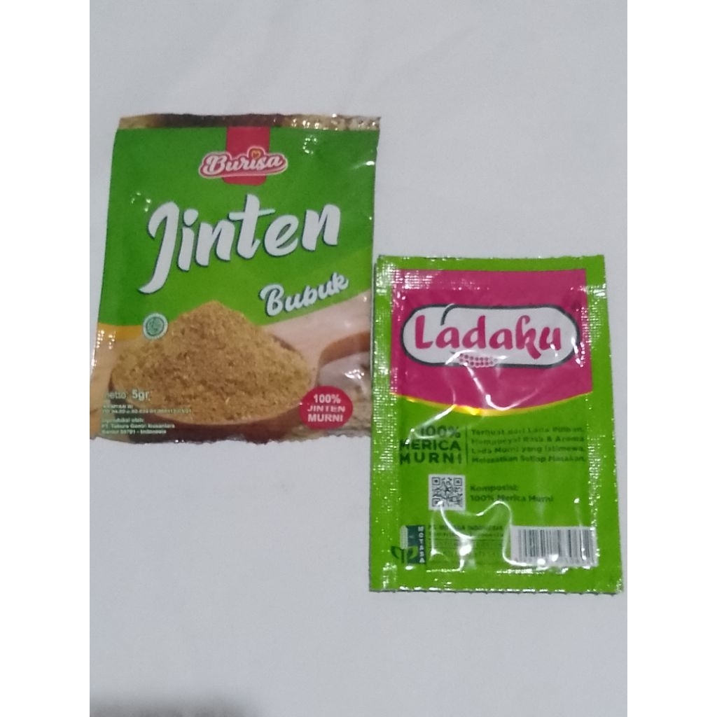 

Jinten Bubuk 5 gram + Ladaku Paket 1Aa (TRB122)