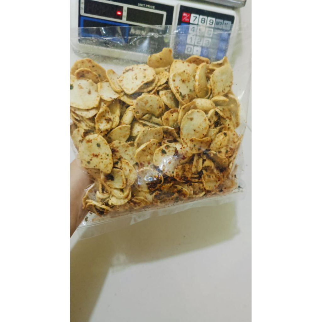 

Basreng Pedas daun jeruk 500 gram