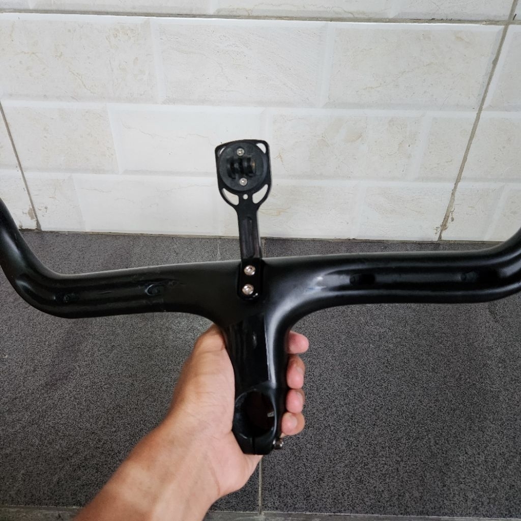 Dropbar Integrated Black Inc Carbon Handlebar
