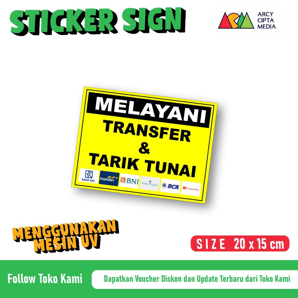 

Stiker Melayani Transfer Tun*i agen BRI link