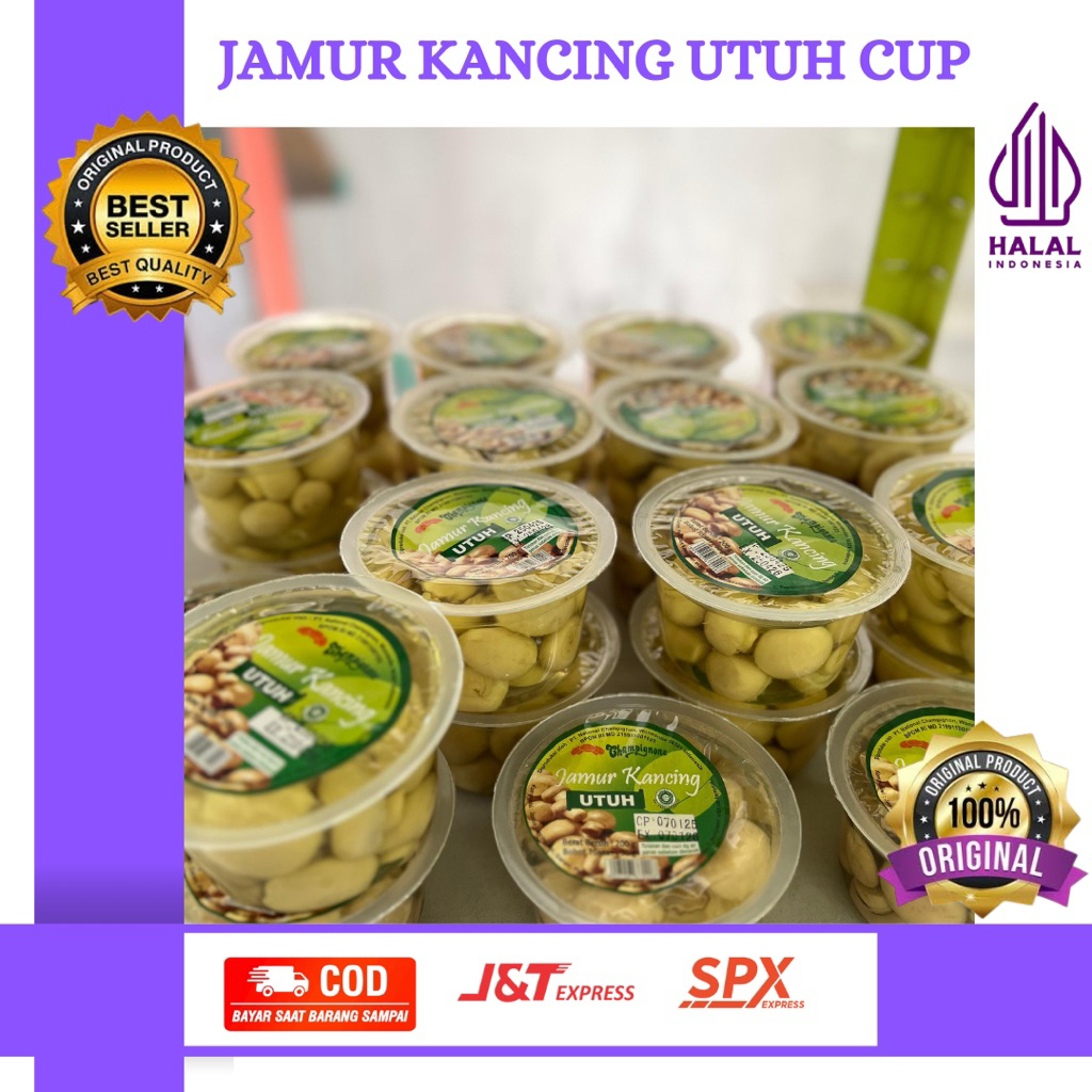 

JAMUR KANCING UTUH KNF CUP 200gram