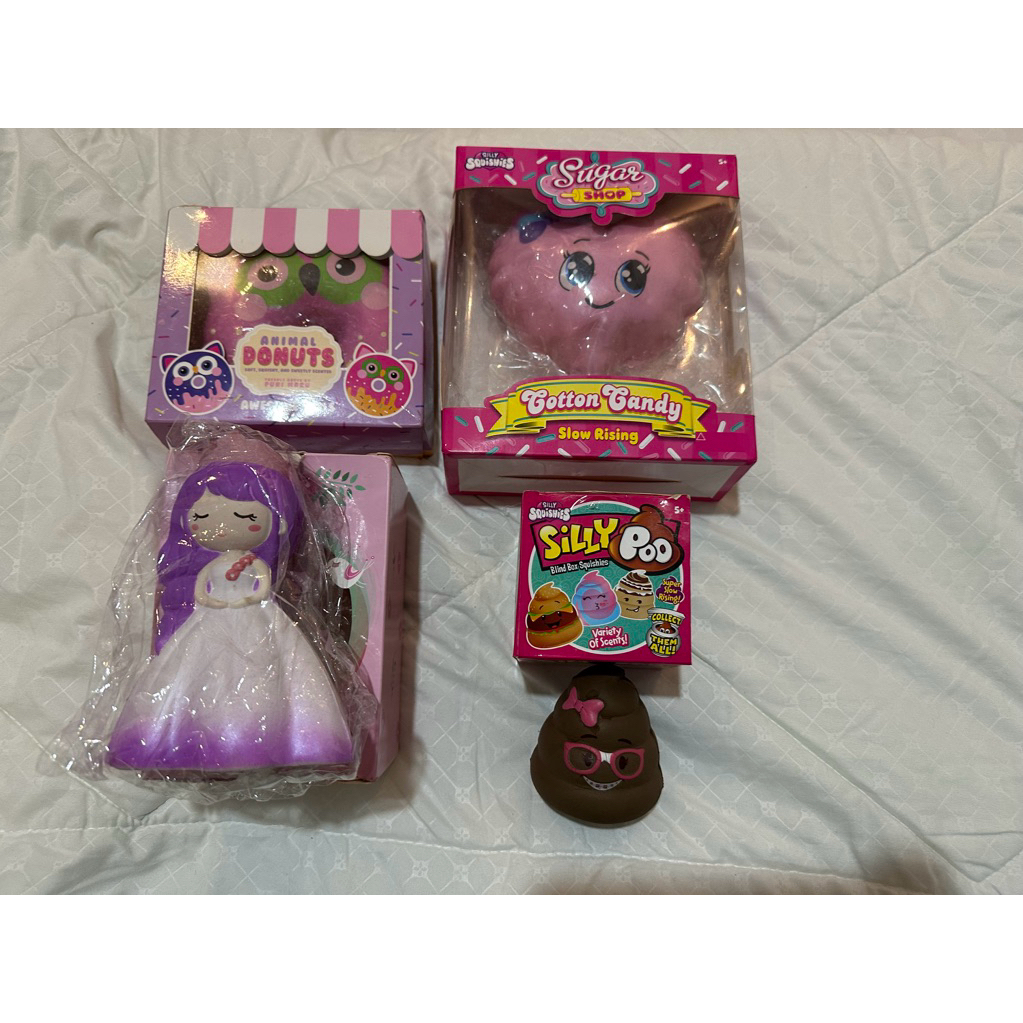 SQUISHY DONUT PRINCESS SILLY POO SUGAR SHOP CANDY