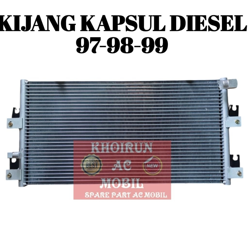 Condensor Kondensor Ac Mobil Toyota Kijang Kapsul Diesel Tahun 97 - 99 Imitasi  (New - Baru)