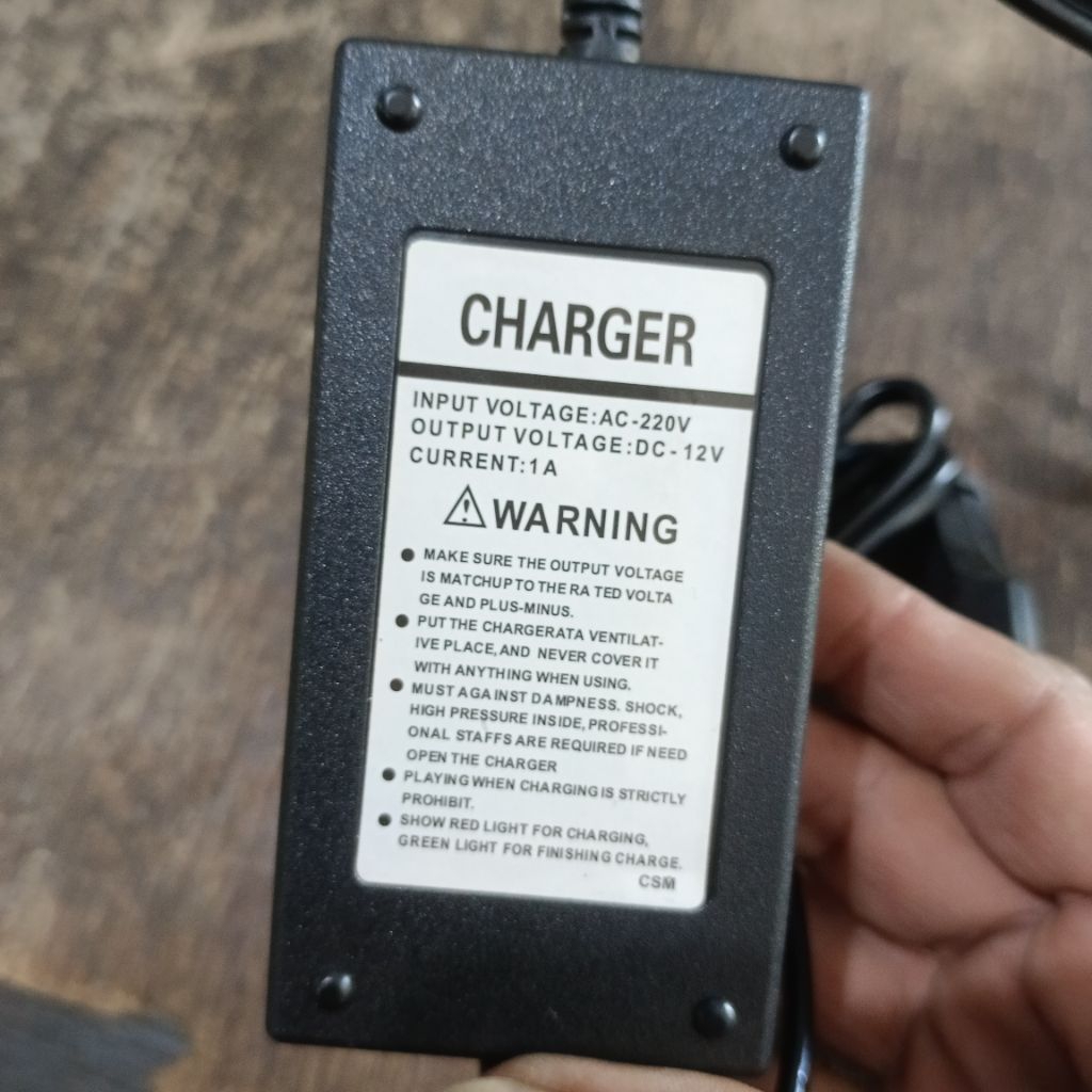 Power Suplay Adaptor Charger batrei sprayer Shohor SQ Miura elektrik DC 12 volt - cas batrai semprot