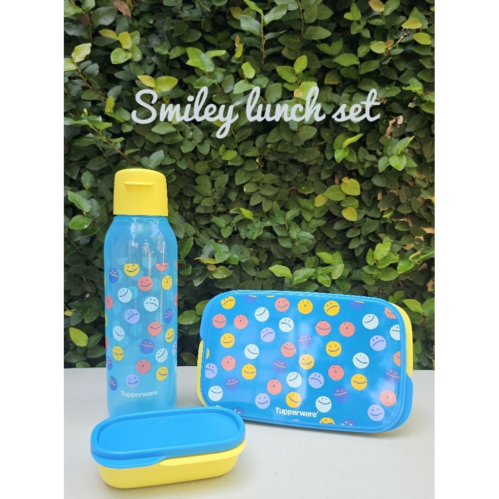 lunch set smiley tupperware india