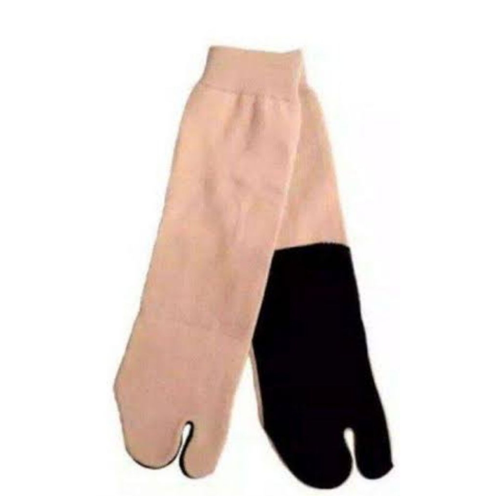 COD Kaus Kaki Muslimah Jempol Krem Hitam