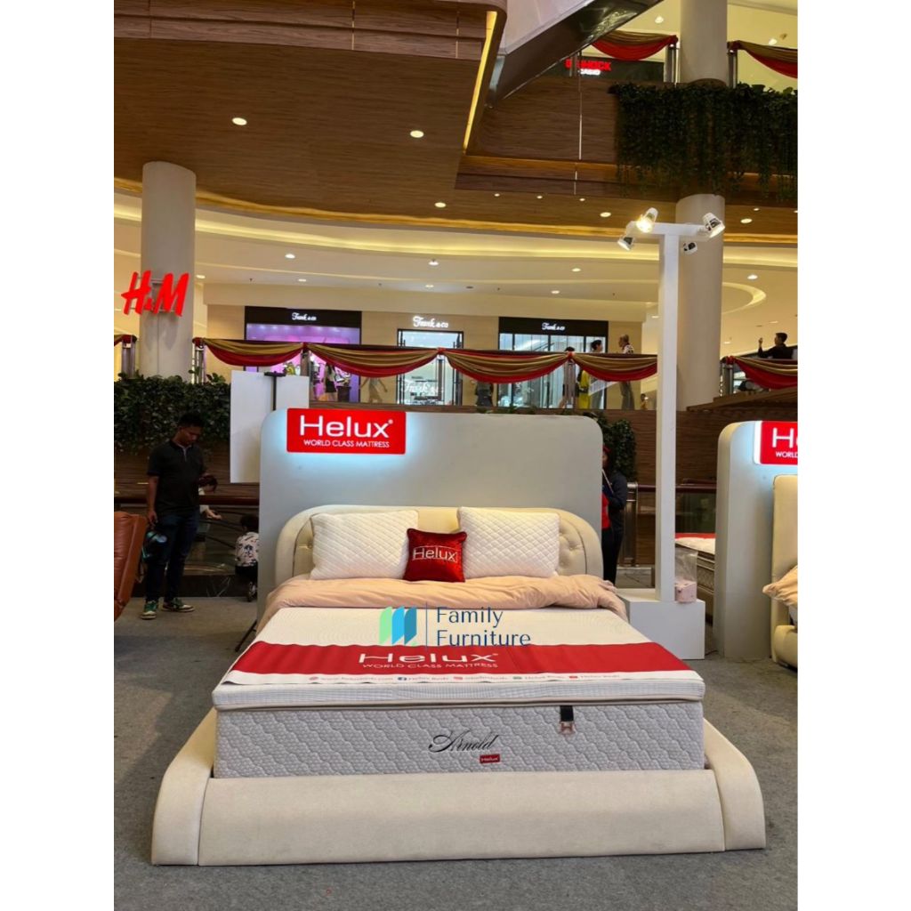 Springbed Kasur Latex Helux Arnold - FULLSET CUSTOM 180 x 200