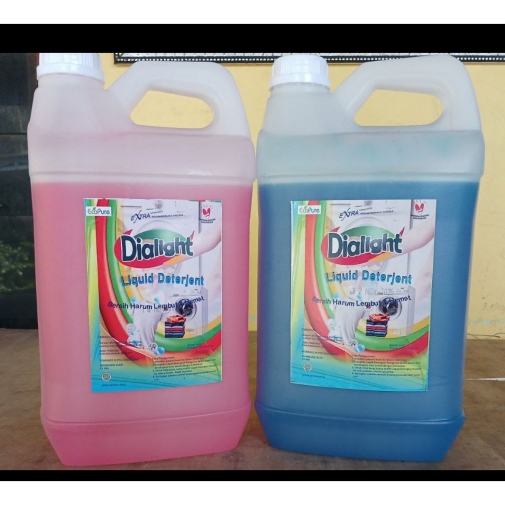 DETERJEN CAIR 5 LITER DIALIGHT SABUN CUCI BAJU