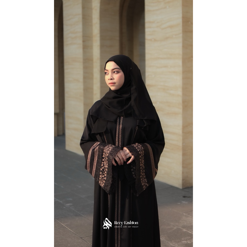 abaya Layali original mesir import free pasmina