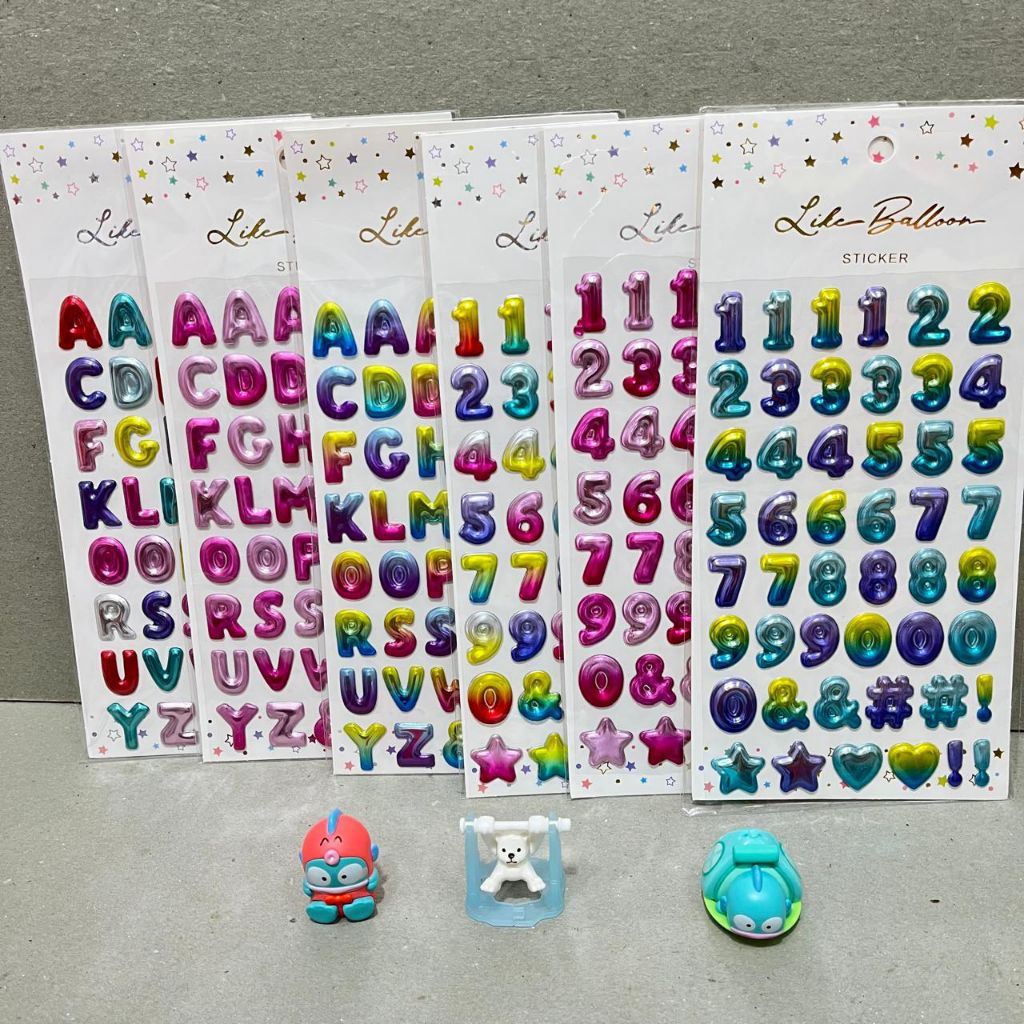 

Stiker Alfabet / Stiker Nomor / Stiker Menghias