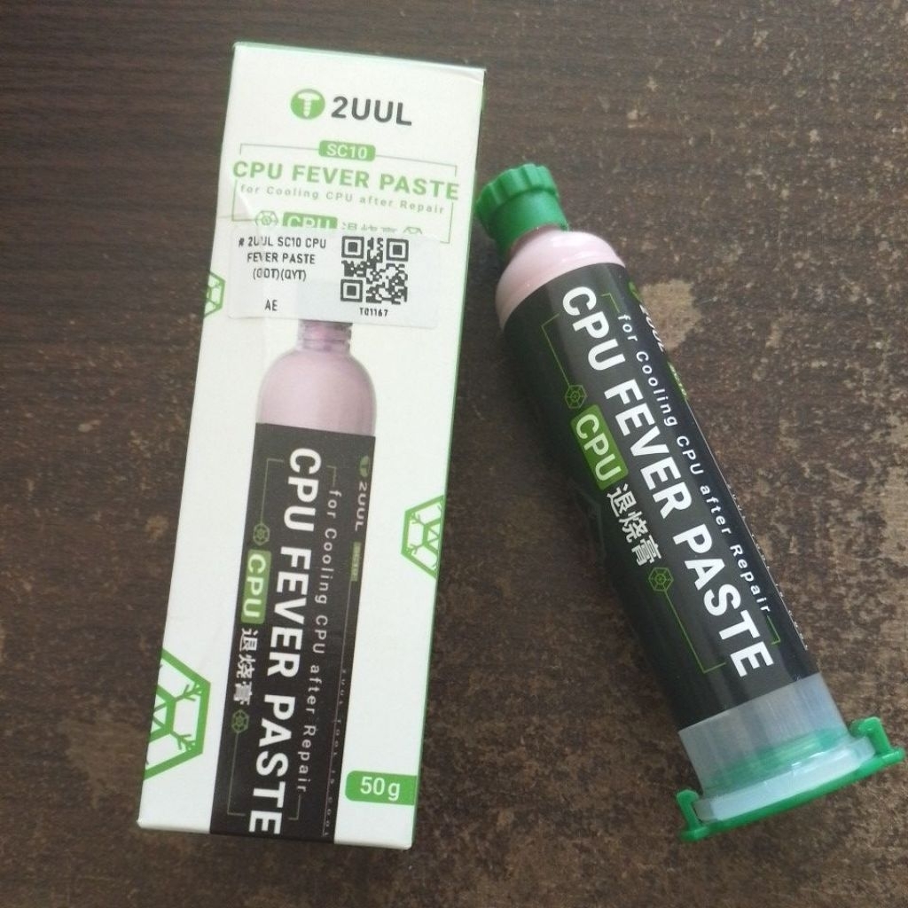 2UUL SC10 CPU FEVER PASTE FOR COOLING CPU AFTER REPAIR