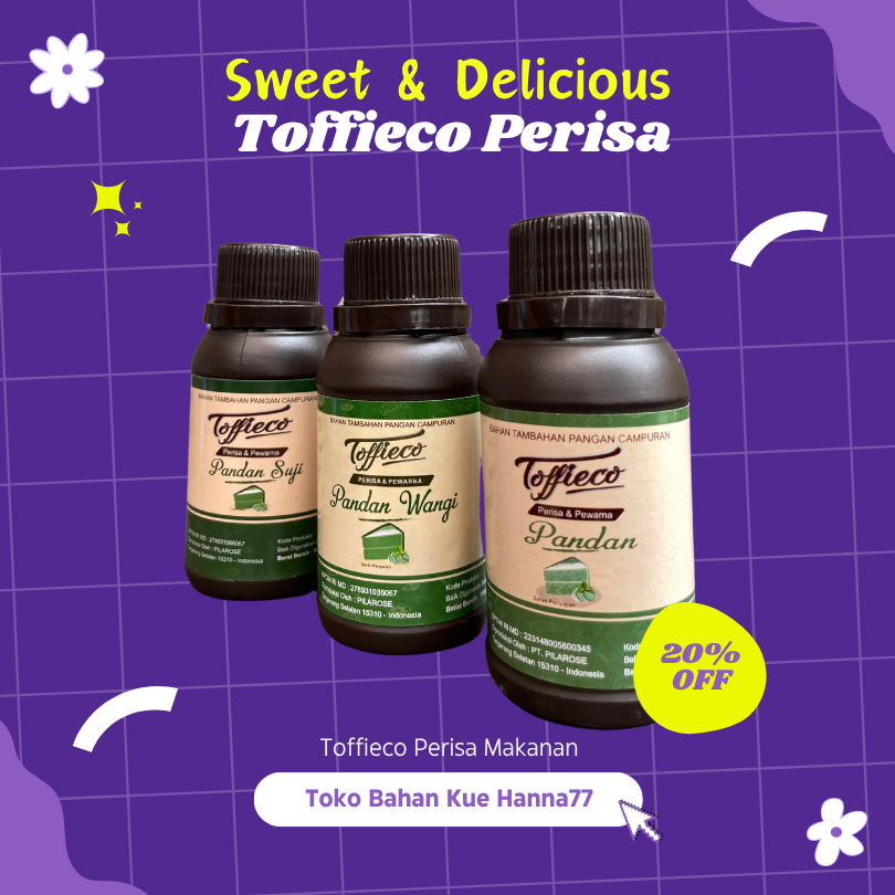 

Toffieco Pasta Aneka Rasa ukuran 100ml untuk bahan kue makanan minuman hanna77