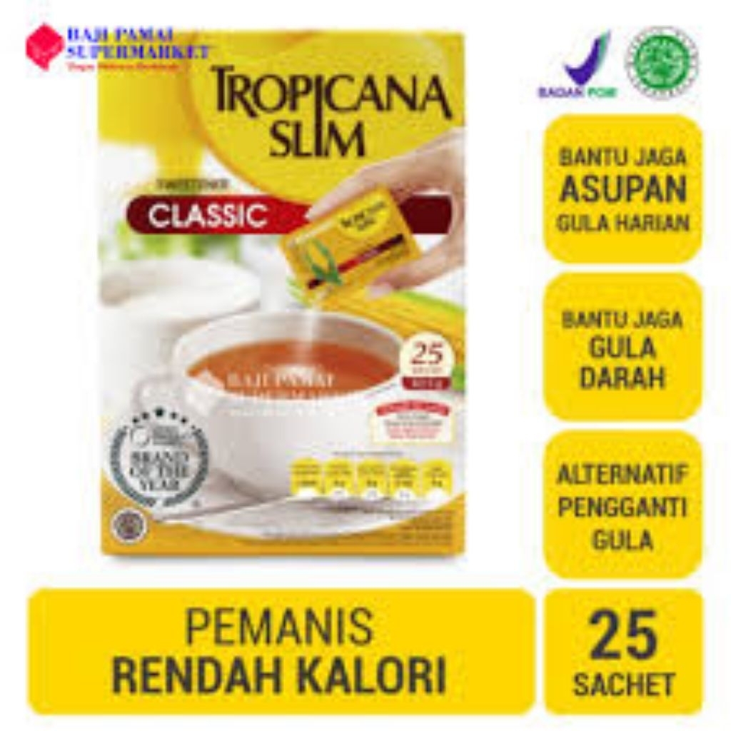 

Tropicana Slim Classic 50 Sachet