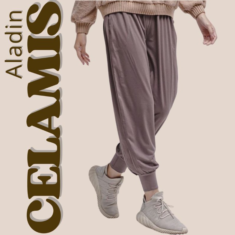 KODE F36X CELANA ALADIN Spandek Rayon Premium Grade A Celamis Celana Dalaman Gamis Celana Santai Cel