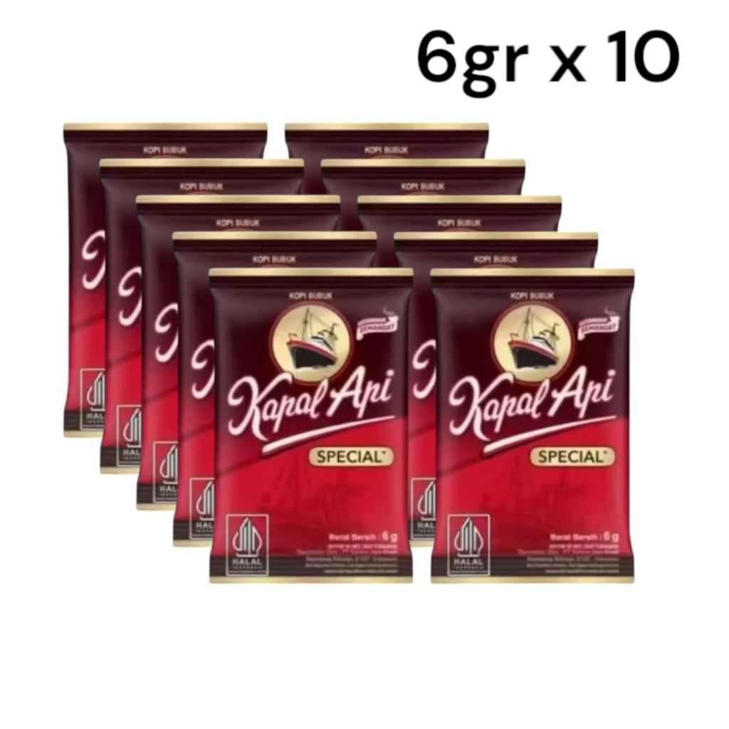 

Kopi Kapal Api Renceng isi 10 sachet Kopi Bubuk tanpa gula