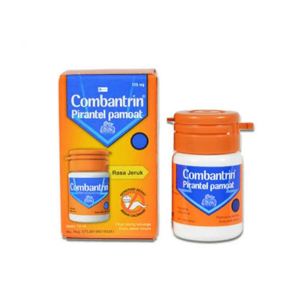 

Combantrin jeruk sirup 10ml / Obat cacing anak