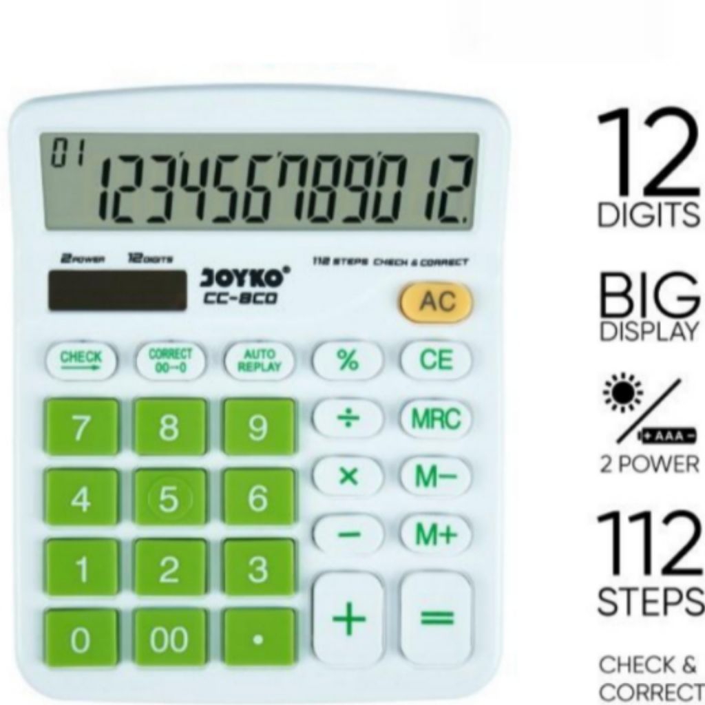 

12 Digits Check Kalkulator Dua Belas Digit Correct Green Calculator