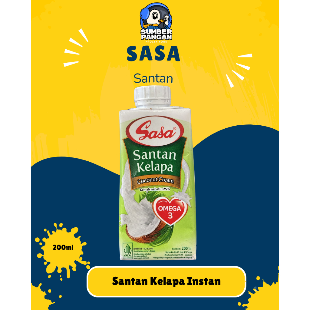 

Sasa Santan cair instan 200ml&65ml