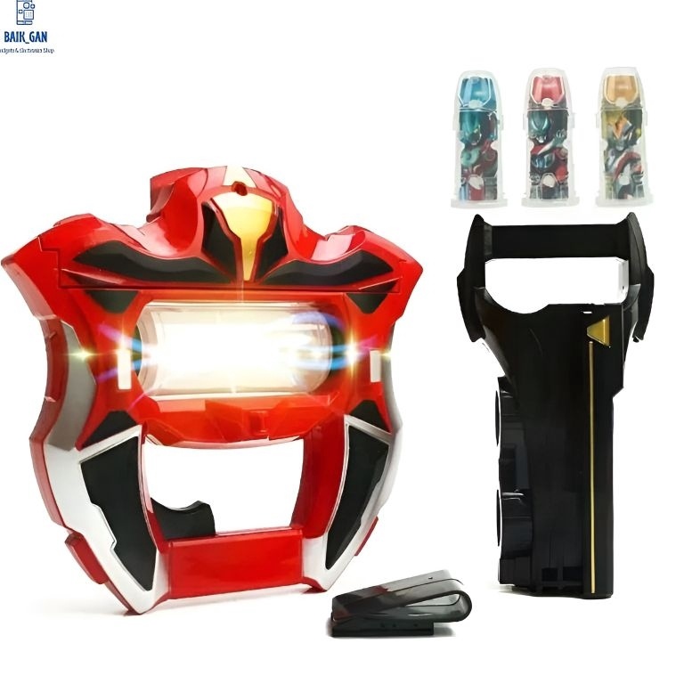 KODE Y45A Senjata Alat Berubah Ultraman Geed Riser 3 Kapsul Ultraman Dengan Lampu dan Suara Alat Ber