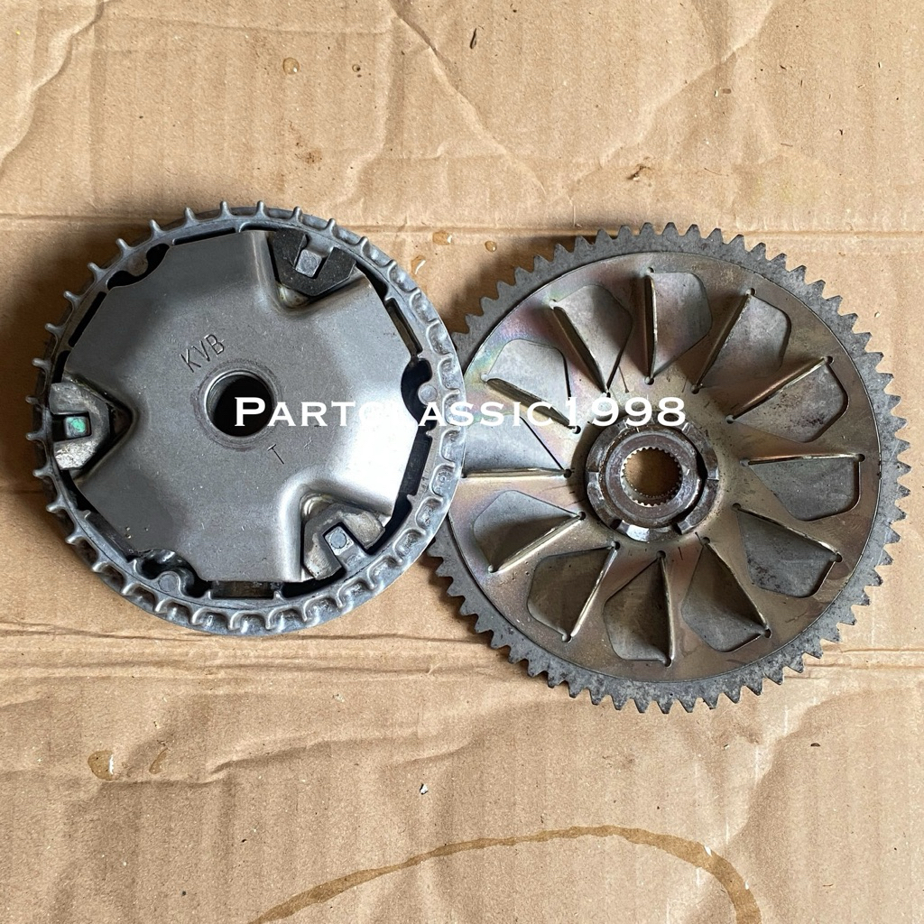 rumah roler  & kipas Baja KVB original Vario 110 Cw/Vario Techno 110 karbu ( Copotan )