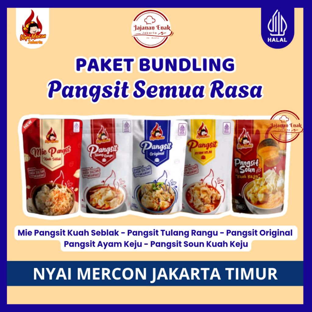 

Nyai Mercon - Paket Bundling Pangsit Semua Rasa