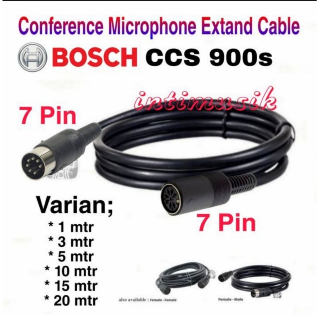KABEL MIC BOSCH CCS 900 / CCS 900S ULTRO UKURAN 1 - 10 MTR