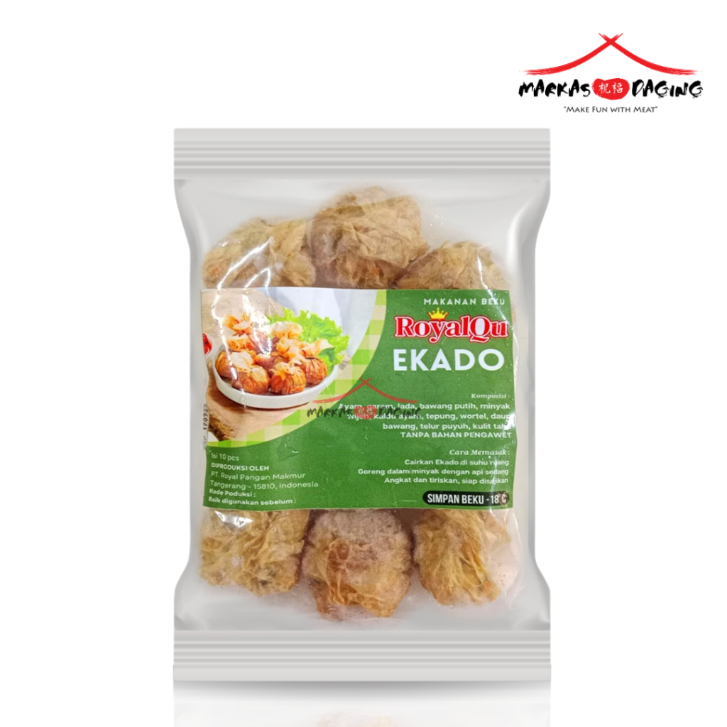 

ROYALQU Ekado Telur Puyuh Bento Frozen Food Praktis ISI 10pcs - Markasdaging