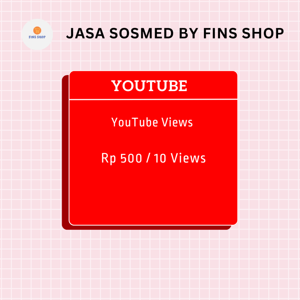 Fins Shop Jasa Sosmed Youtube | Youtube Views No Short