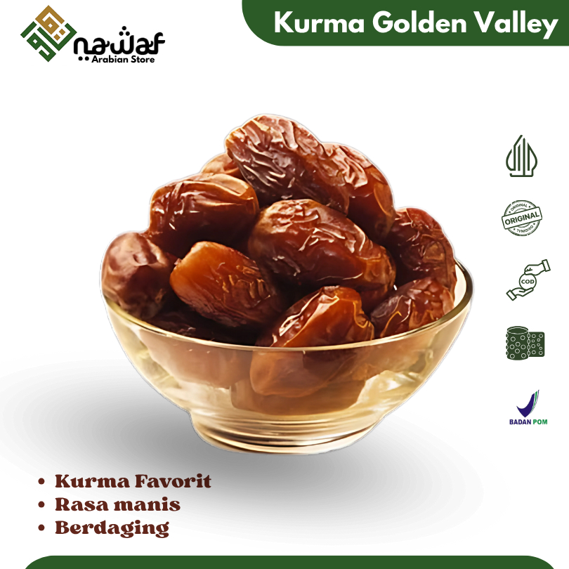 

Kurma Mesir Madu Golden Valley Enak Premium
