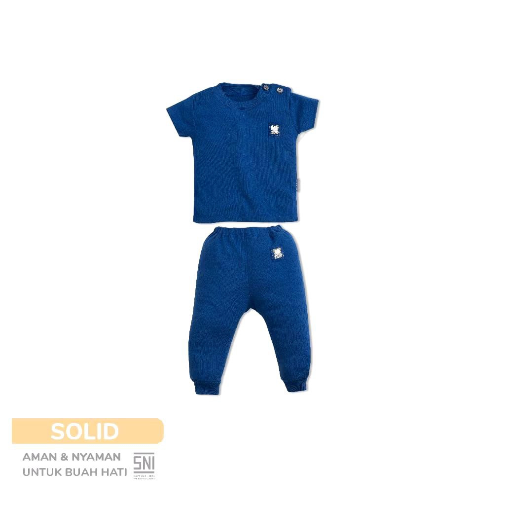 fluffy  baby wear - setelan pendek panjang