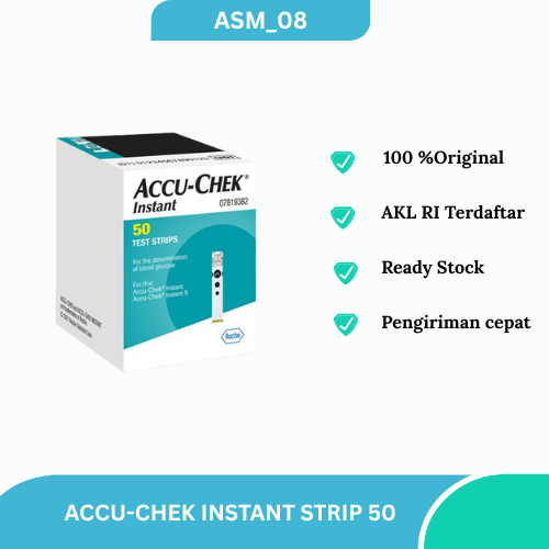 Accu-Chek Instant Strips Cek Tes Gula Darah AccuChek/AccuCheck Instant Strip