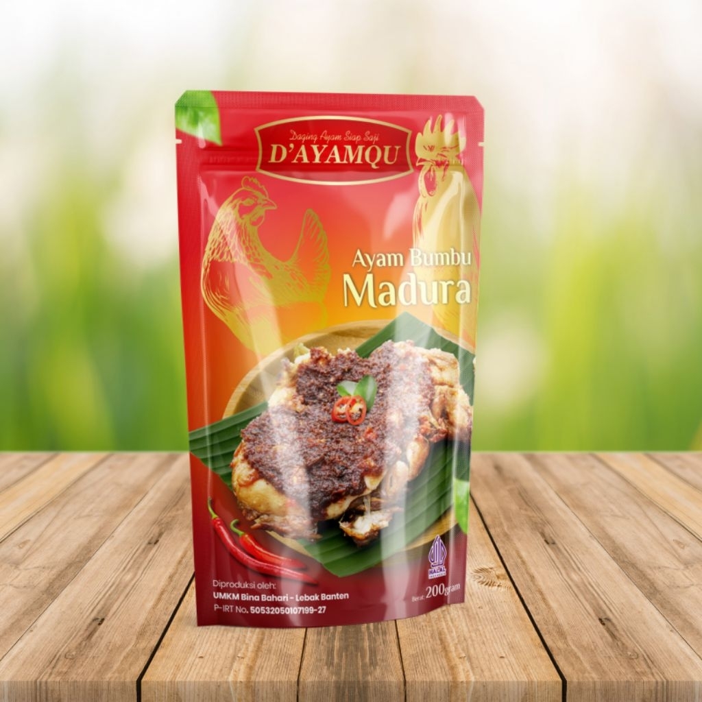 

Makanan Siap Saji (Ayam Bumbu Madura) 200gr HALAL