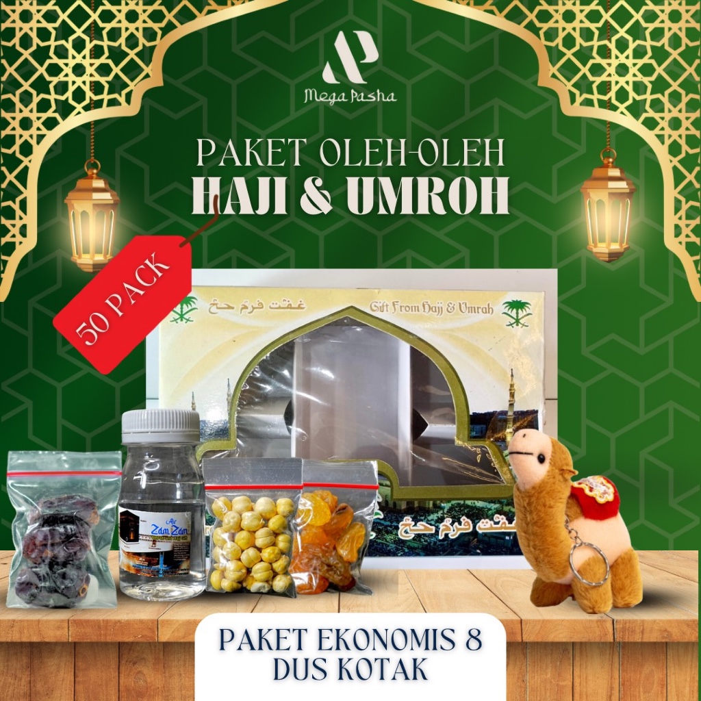

G&C Paket Ekonomis 50 pack (DUS KOTAK) Paket Oleh - oleh Haji dan Umroh Megapasha Store