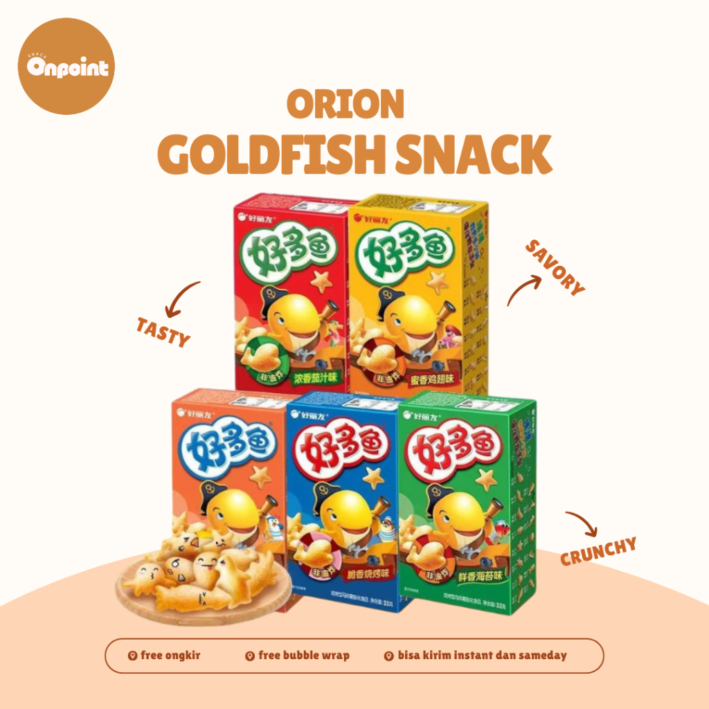 

Orion Goldfish Snack | Snek Renyah Premium Aneka Rasa