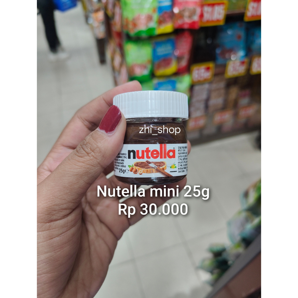 

Nutella Mini Jar 25g (Kemasan Kaca)