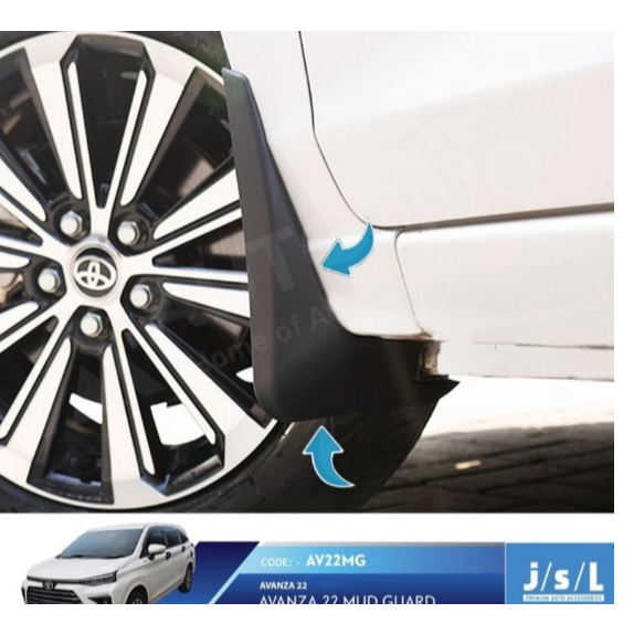 Mudguard / Karpet lumpur Veloz 2022 - up