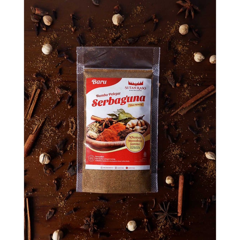 

BUMBU PENYEDAP KHAS MINANG 100 GRAM (Rendang & Gulai)