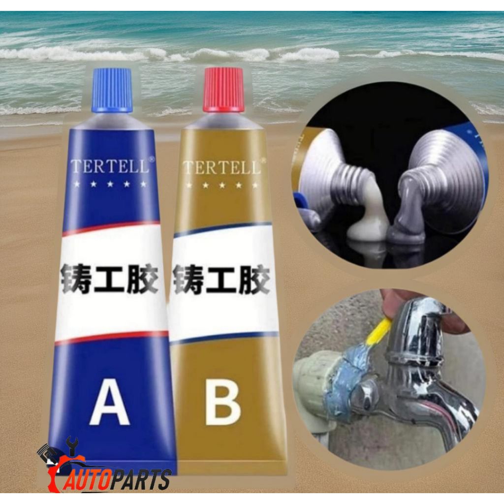 Lem besi super kuat A B 20 gram anti bocor