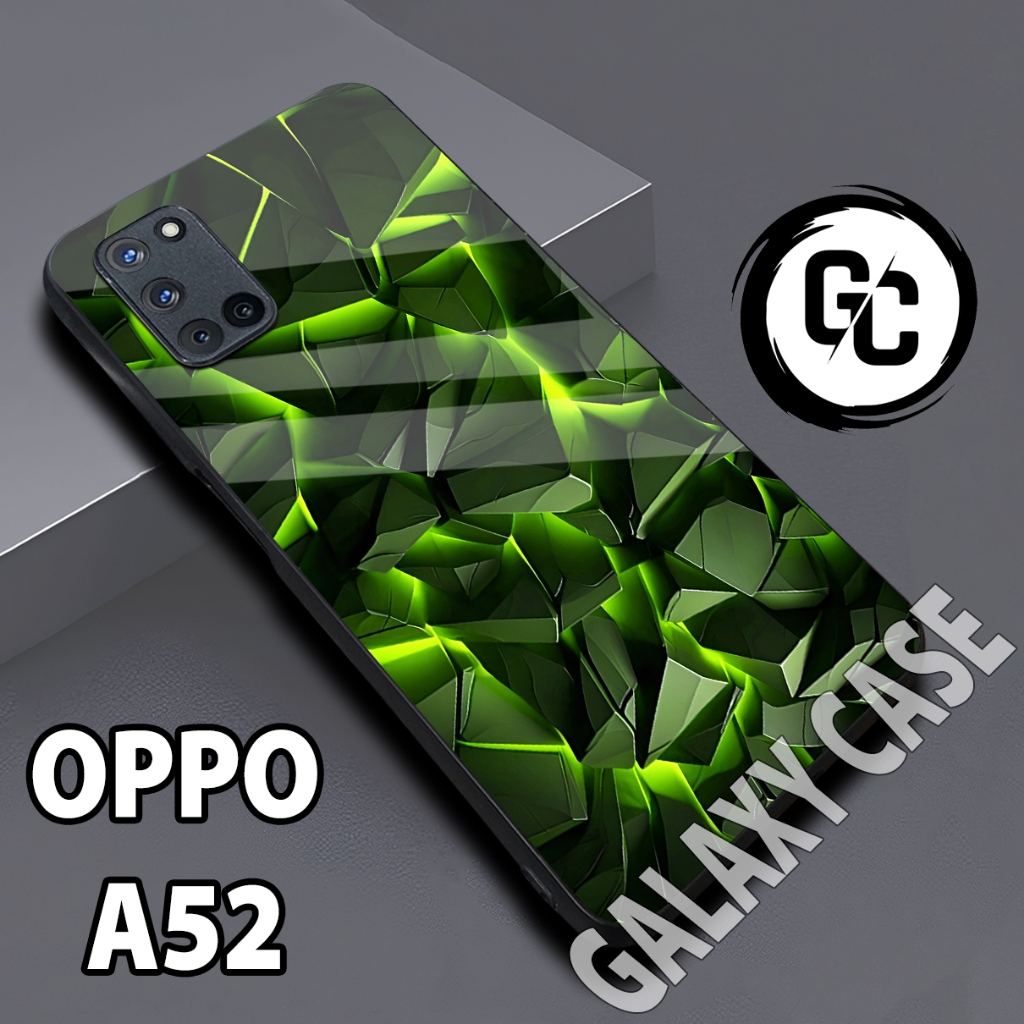 Softcase glossy OPPO A52/Case OPPO A52 Abstrak/case OPPO A52 glitter/casing/case hp OPPO A52