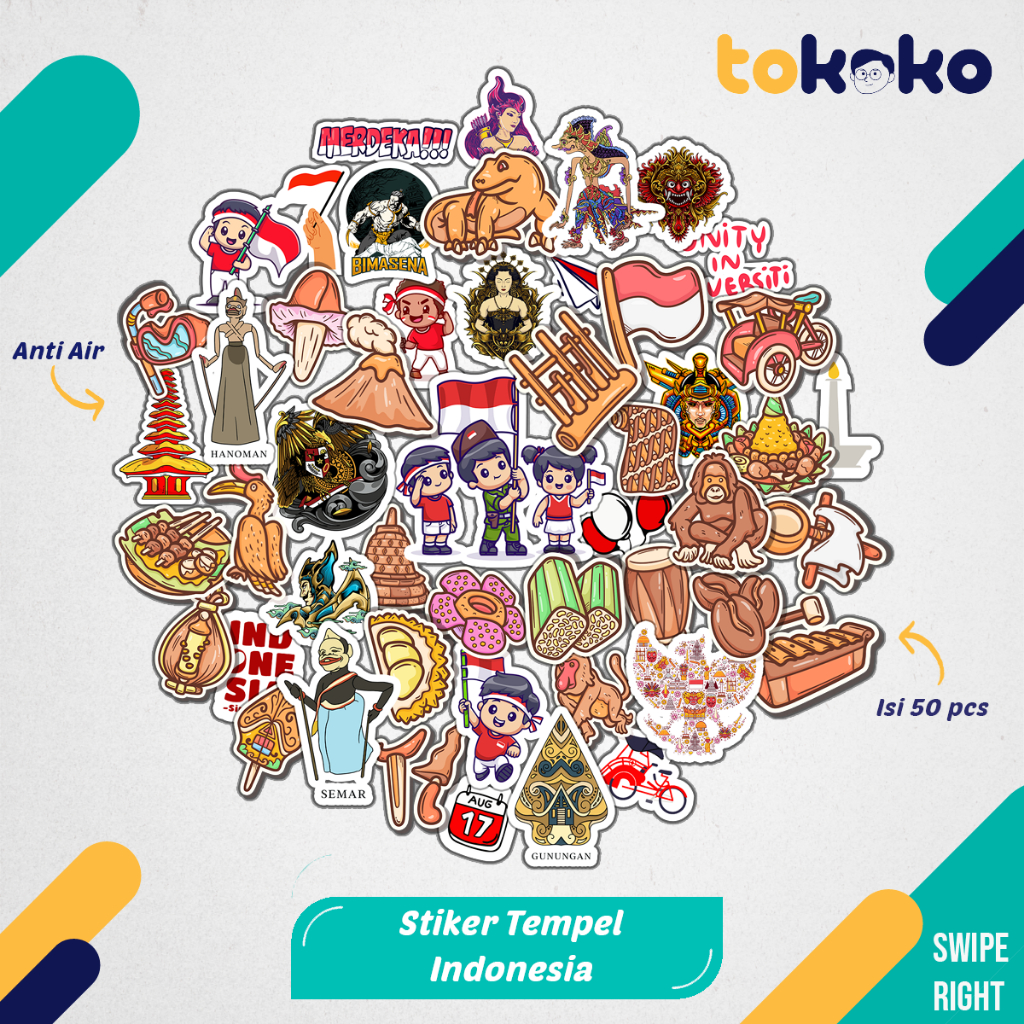 

Stiker Cutting Indonesia Agustusan Merah Putih Paper Vinyl Dekorasi Laptop Koper Tumbler Kulkas DIY