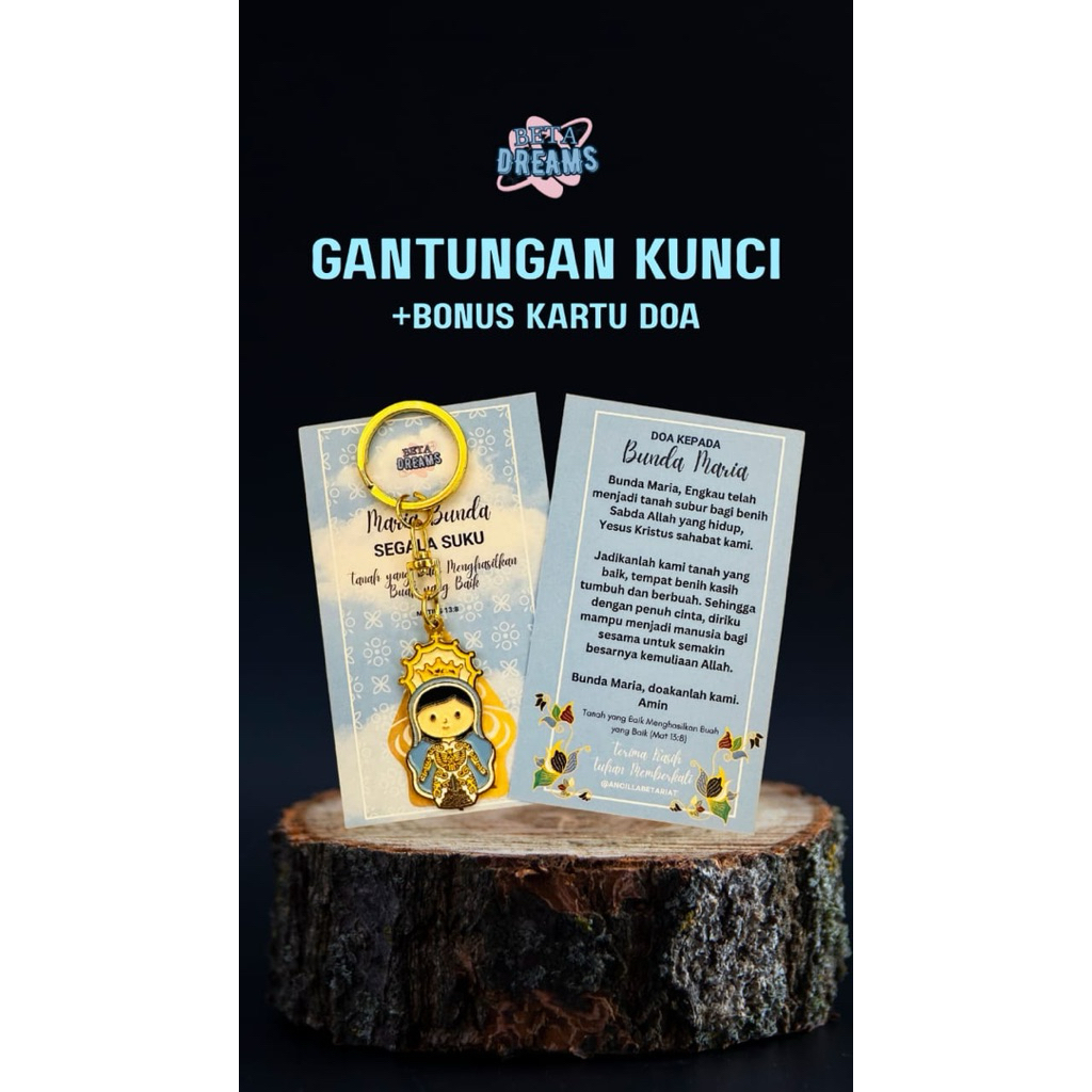 Gantungan Kunci Bunda Maria Segala Suku