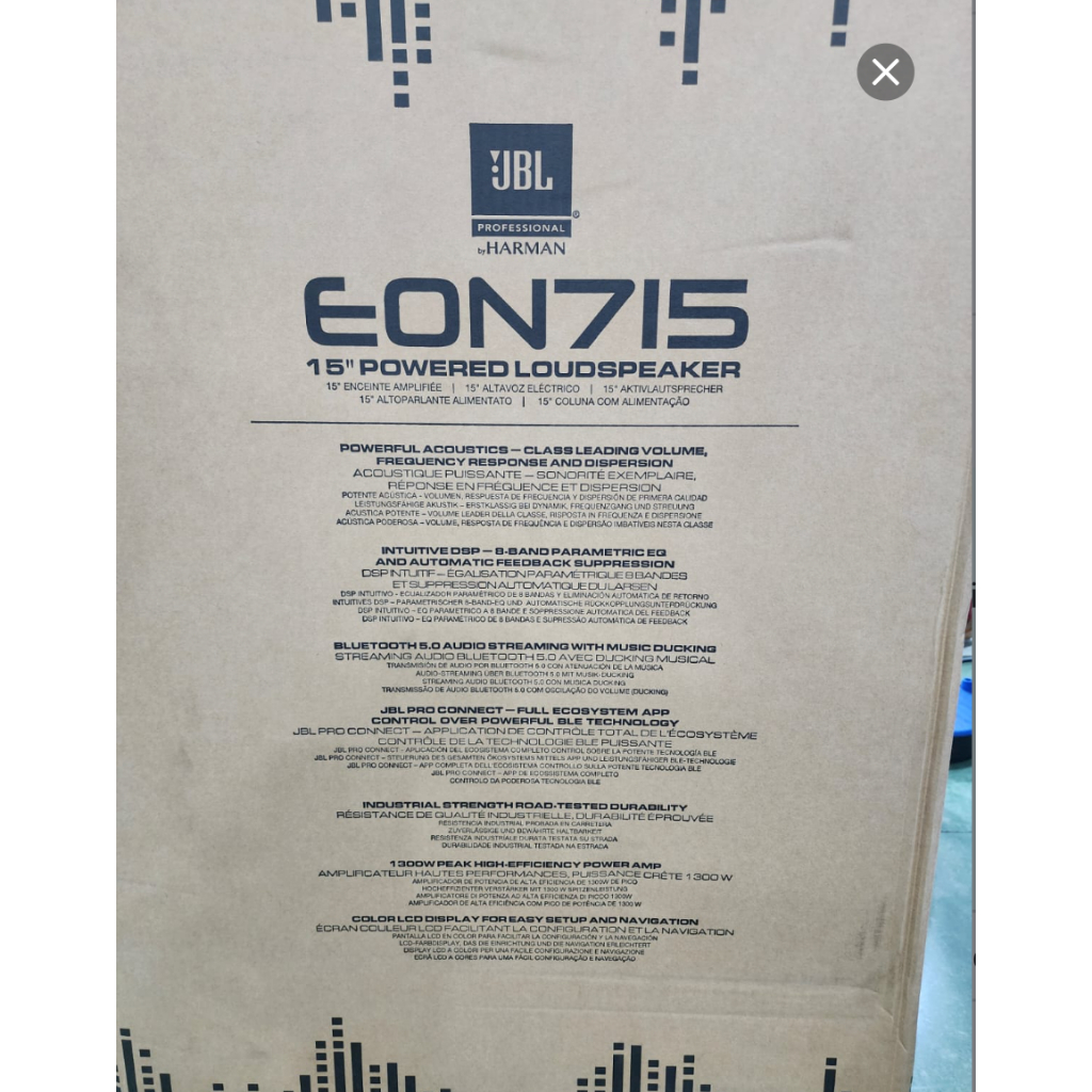 (JUAL 1 BUAH) Speaker Aktif Monitor JBL EON 715 / EON715 / EON-715 – 15 inch Active PA Speaker with Bluetooth