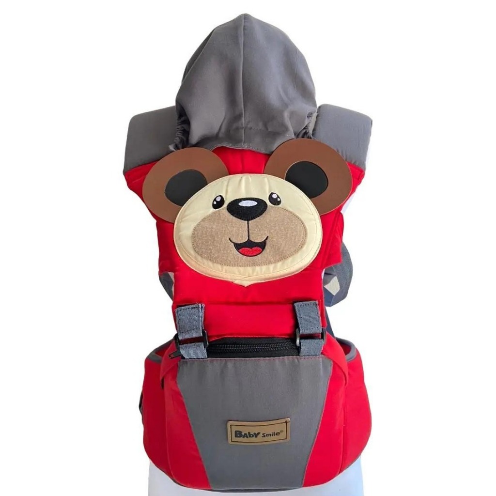 Gendongan Bayi Depan Hipseat Bayi Multifungsi Depan Belakang Karakter Premium usia 3 - 36 Bulan