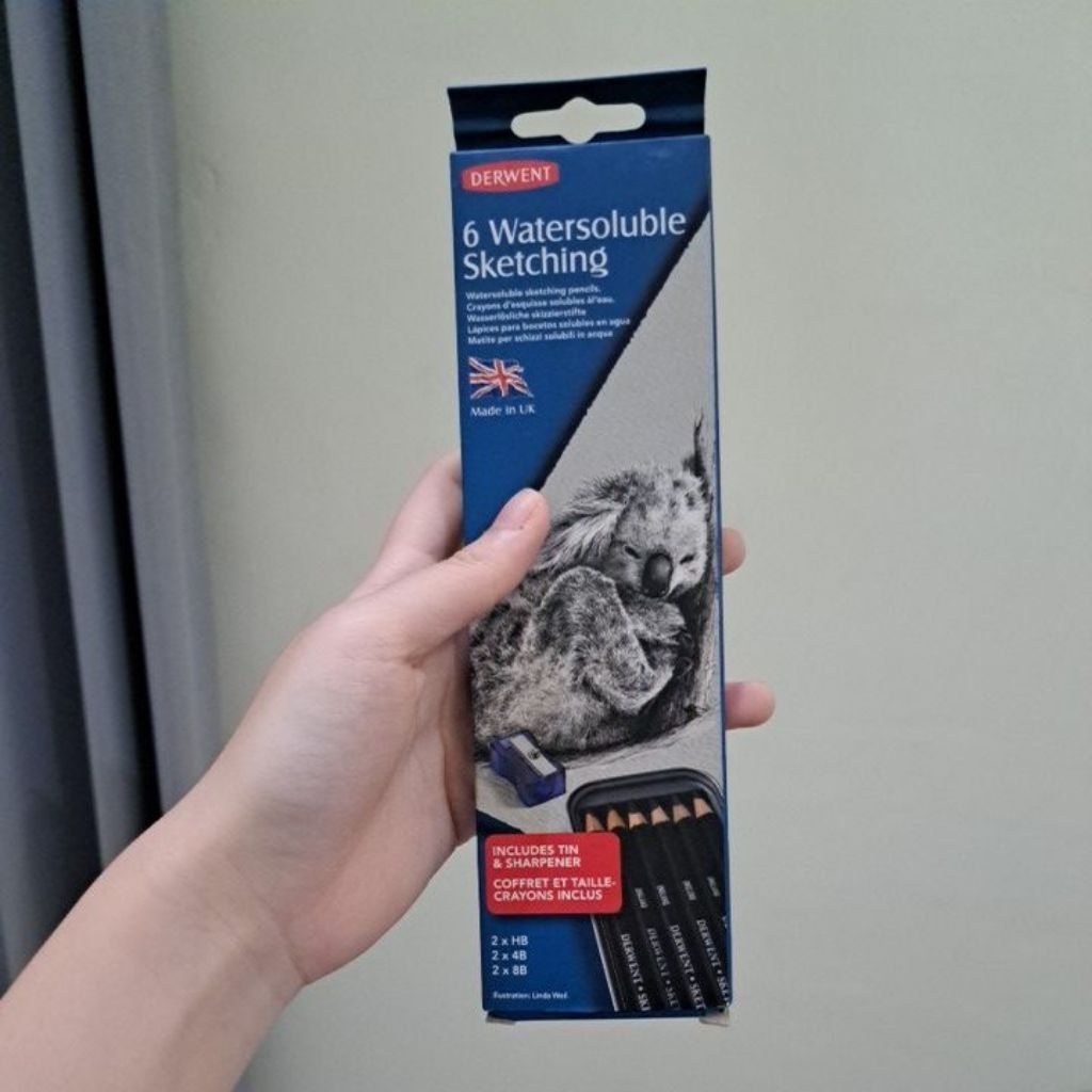 

Derwent Sketching Watersoluble Pencil Set 6