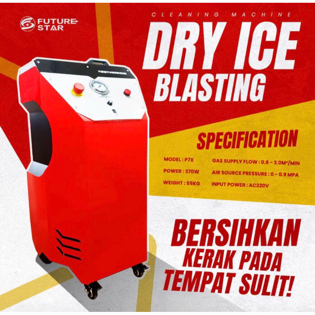 MESIN PEMBERSIH KARAT DRY ICE BLASTING/DRY ICE CLEANING MACHINE