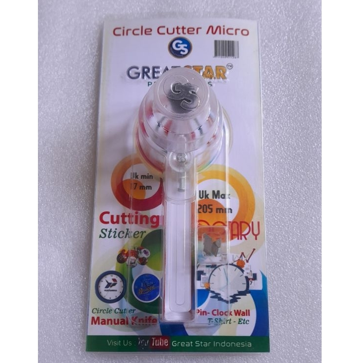 

Circle Cutter Micro 17mm Pemotong Lingkaran