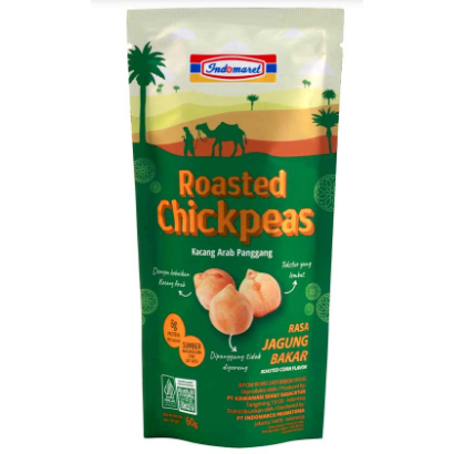 

COSLD INSTANT indomaret roasted chickpeas (kacang arab) jagung bakar 60g